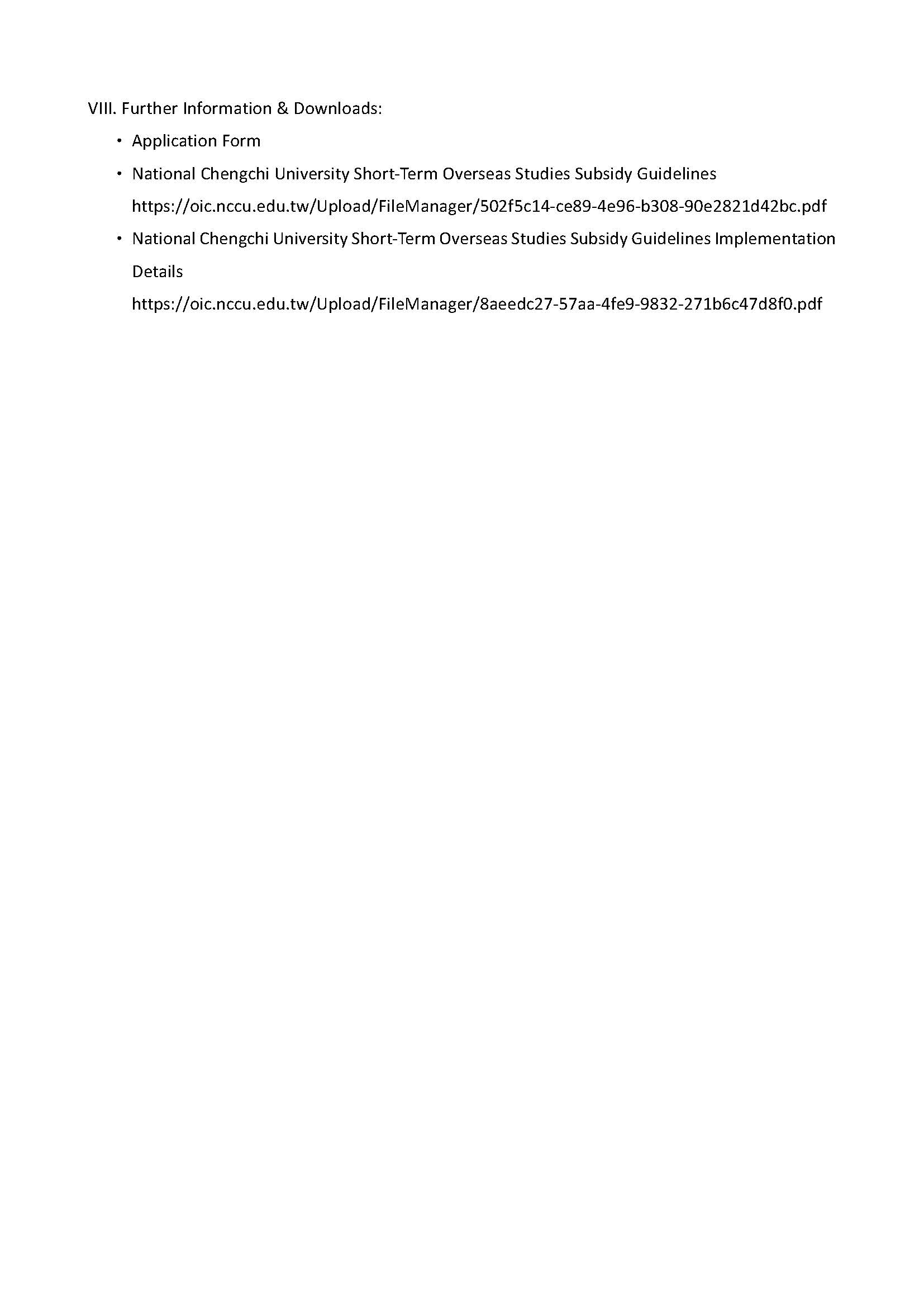 Application of Short-Term Overseas Studies(Open in new Window)